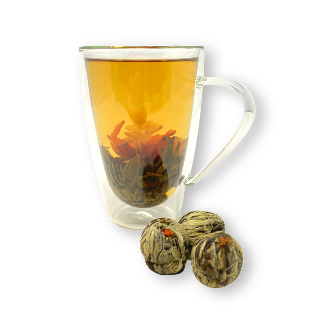 The Triple Blossom Blooming Tea