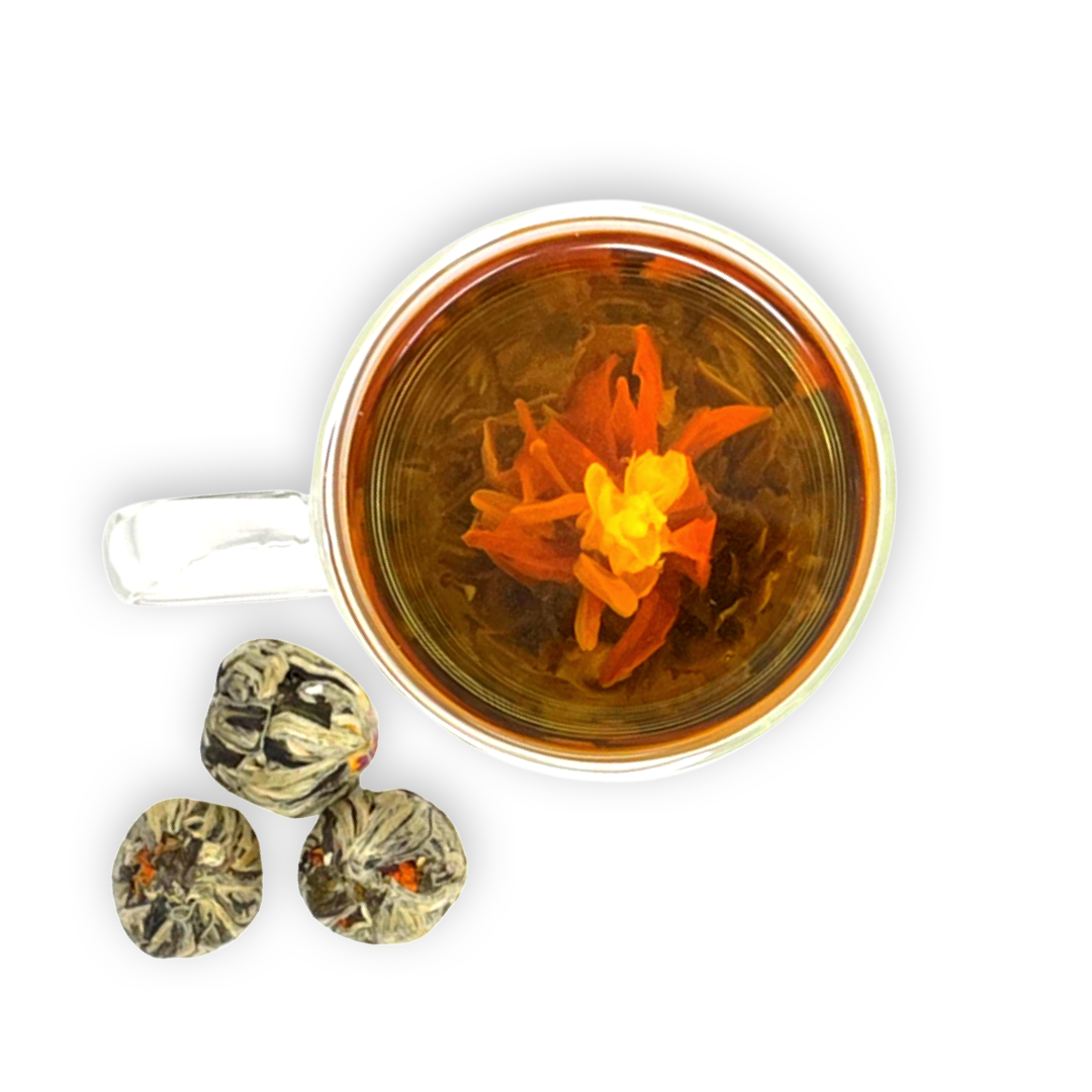 The Triple Blossom Blooming Tea